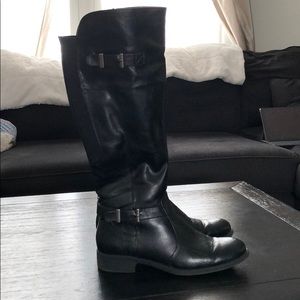 Black Yuu Riding Boots Size 8 Women Lightly Worn